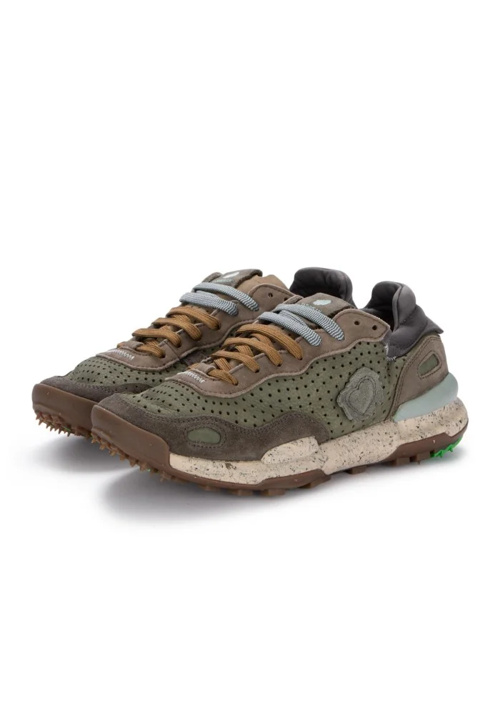 SATORISAN | SNEAKERS CHACRONA VERDE MARRONE