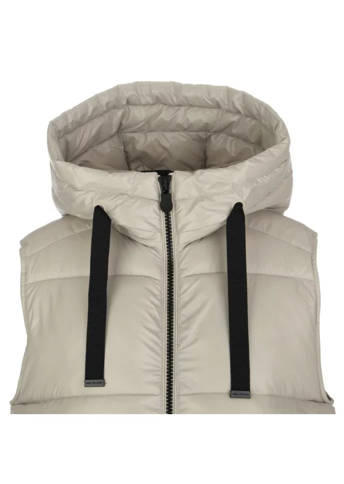 SAVE THE DUCK | GILET PIUMINO LUCK19 IRIA BEIGE