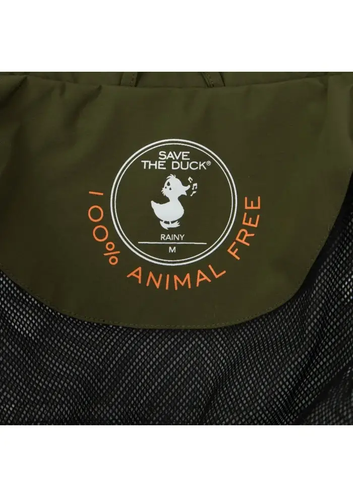 SAVE THE DUCK | IMPREMEABILE DARK18 FINLAY VERDE