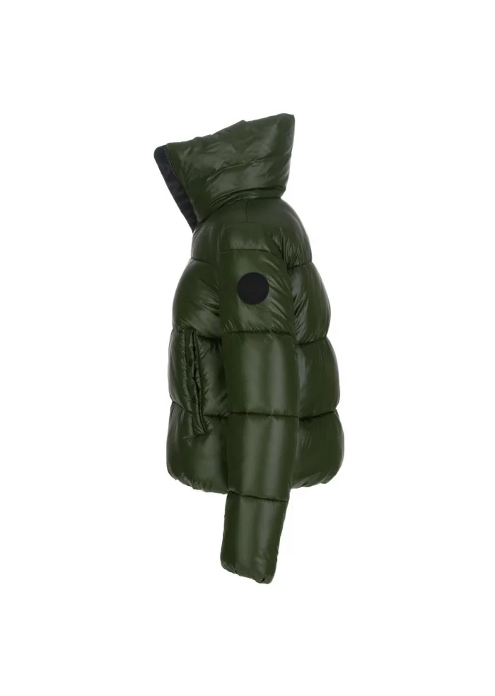 SAVE THE DUCK | PIUMINO BOMBER LUCK17 ISLA VERDE SCURO