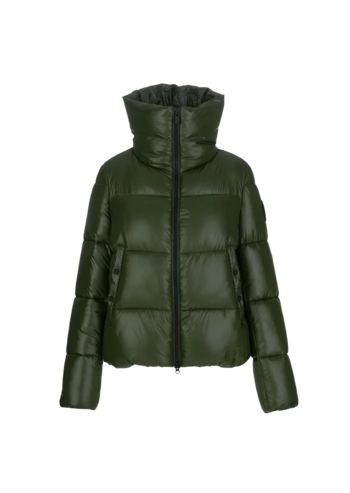 SAVE THE DUCK | PIUMINO BOMBER LUCK17 ISLA VERDE SCURO