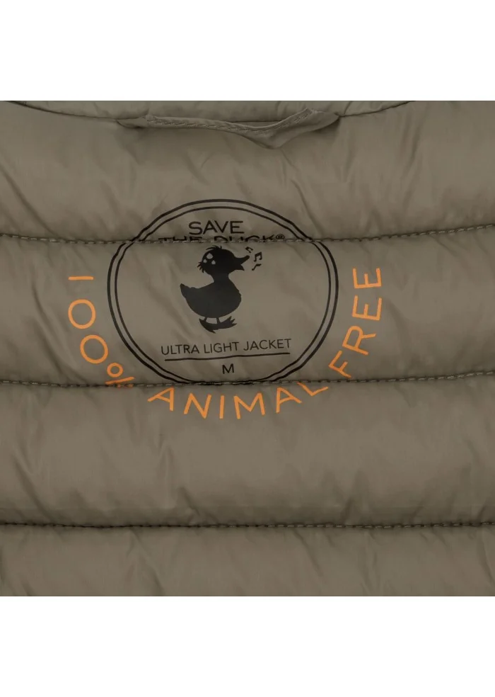 SAVE THE DUCK | PIUMINO GIGA01 DONALD GRIGIO