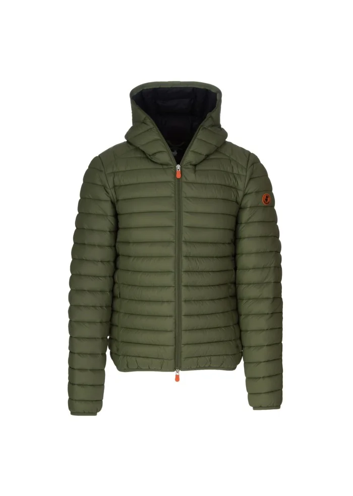 SAVE THE DUCK | PIUMINO GIGA18 DONALD VERDE OLIVA