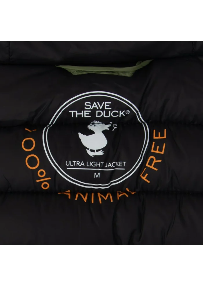 SAVE THE DUCK | PIUMINO GIGA18 DONALD VERDE OLIVA