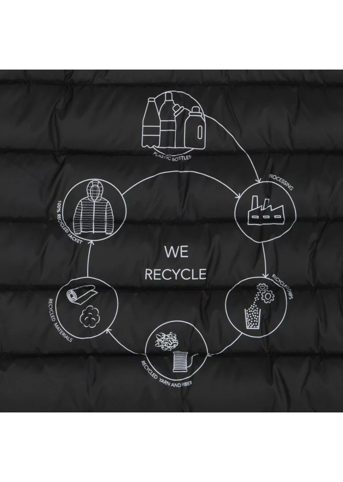 SAVE THE DUCK | PIUMINO IMPERMEABILE MATT17 RACHEL NERO