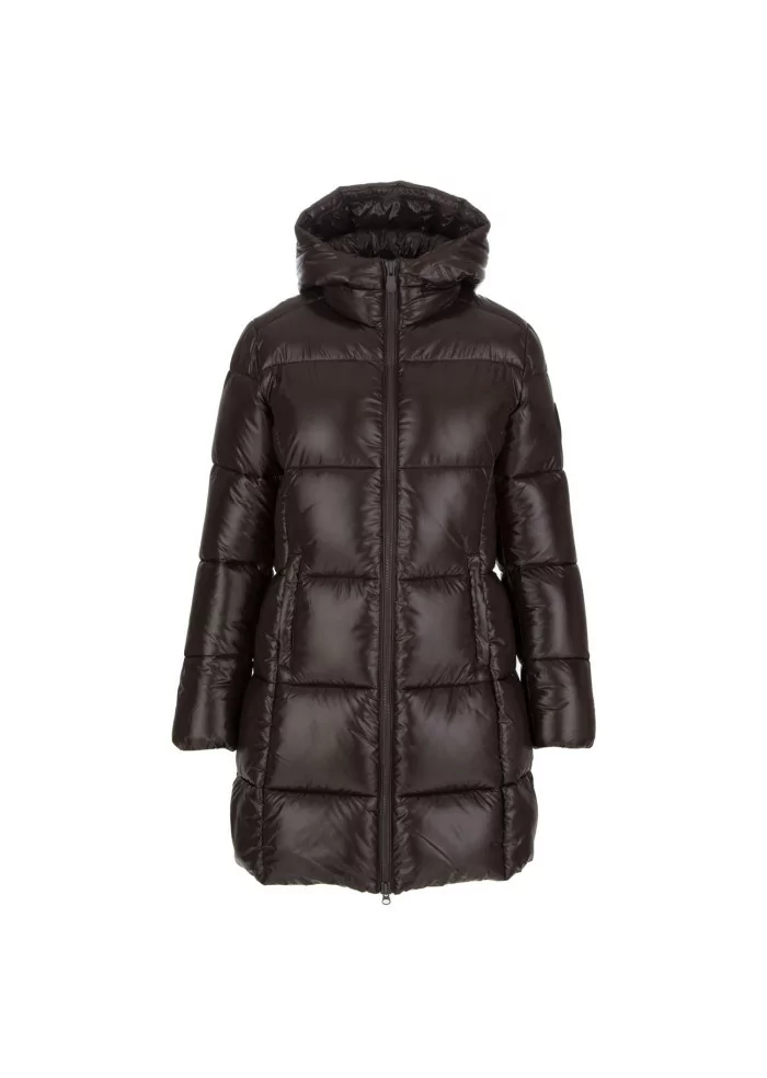 SAVE THE DUCK | PIUMINO LUCK17 INES MARRONE SCURO