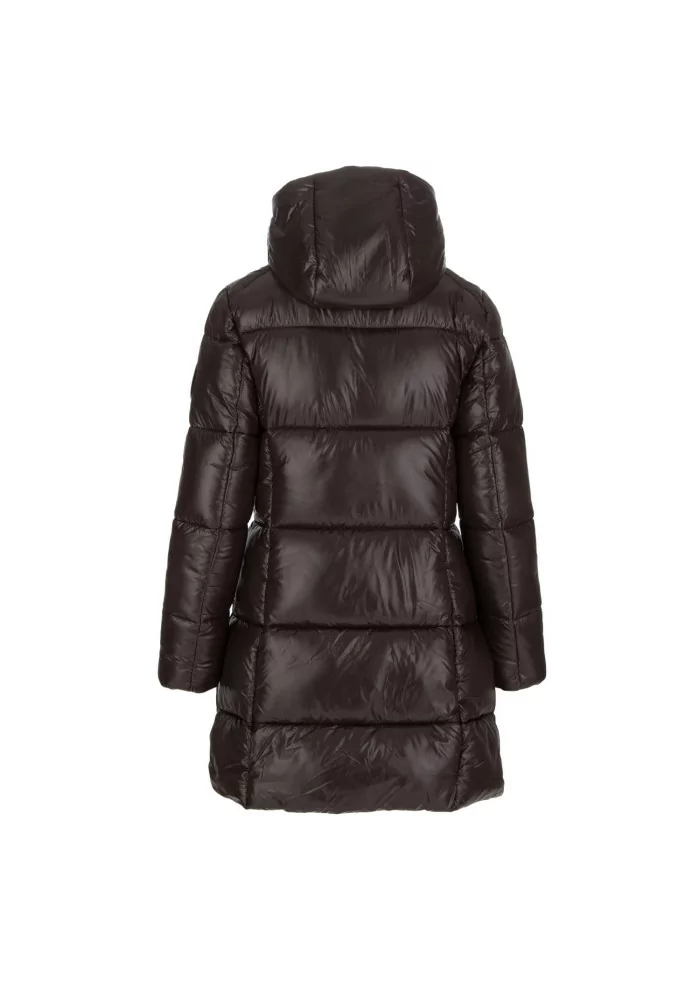 SAVE THE DUCK | PIUMINO LUCK17 INES MARRONE SCURO