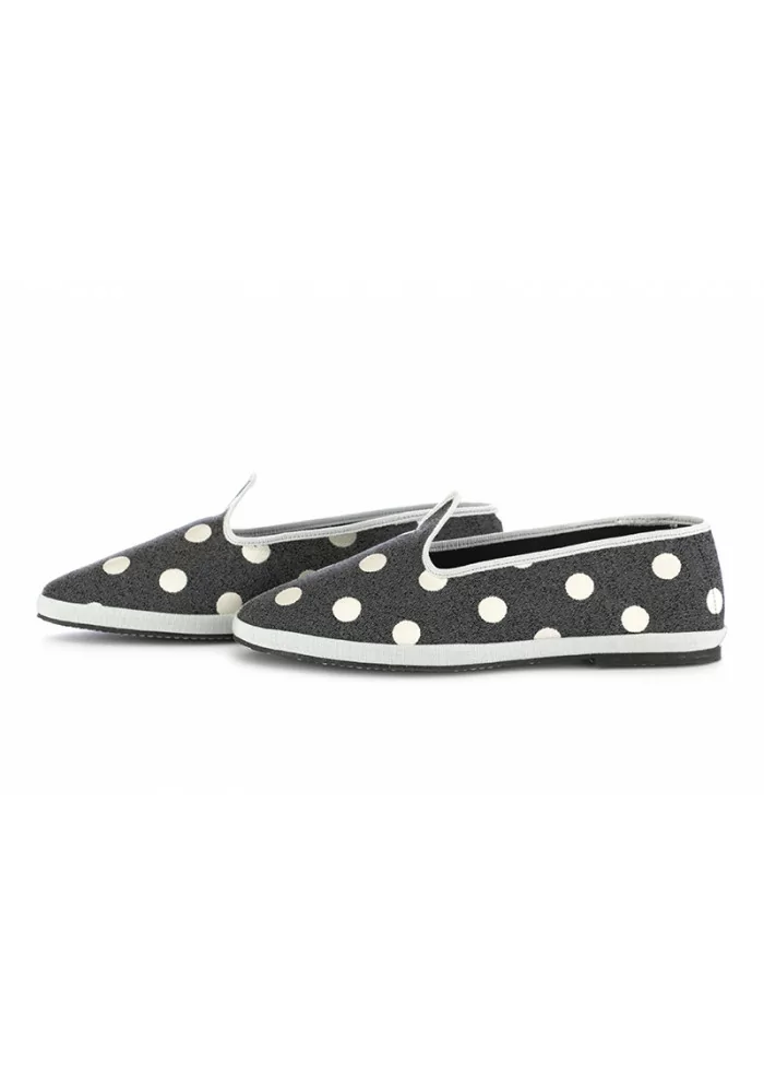SCARPE BASSE DONNA MIEZ | NERO BIANCO POIS