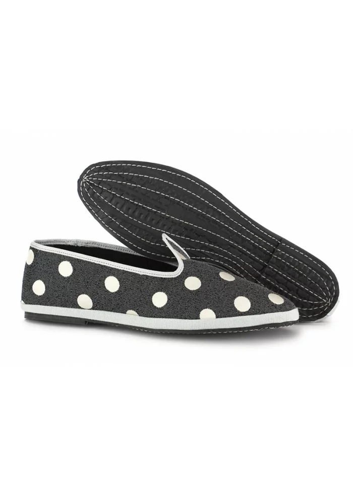 SCARPE BASSE DONNA MIEZ | NERO BIANCO POIS