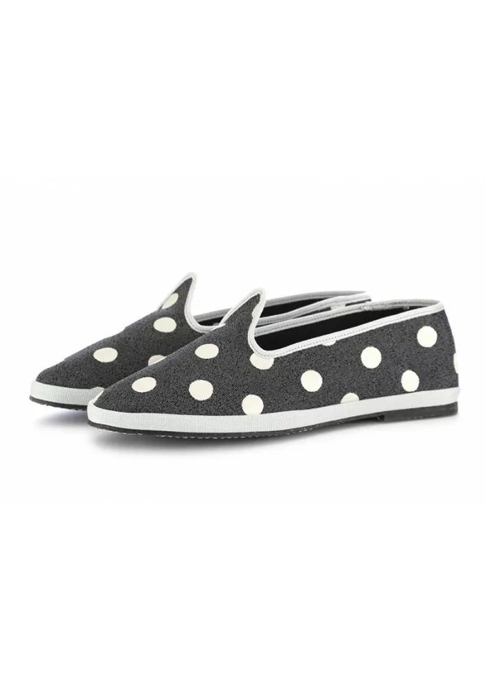 SCARPE BASSE DONNA MIEZ | NERO BIANCO POIS