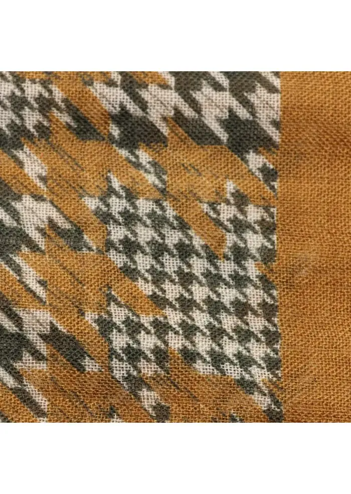 SCIARPA UOMO DANDY STREET | LANA VERGINE BIANCO NERO MARRONE