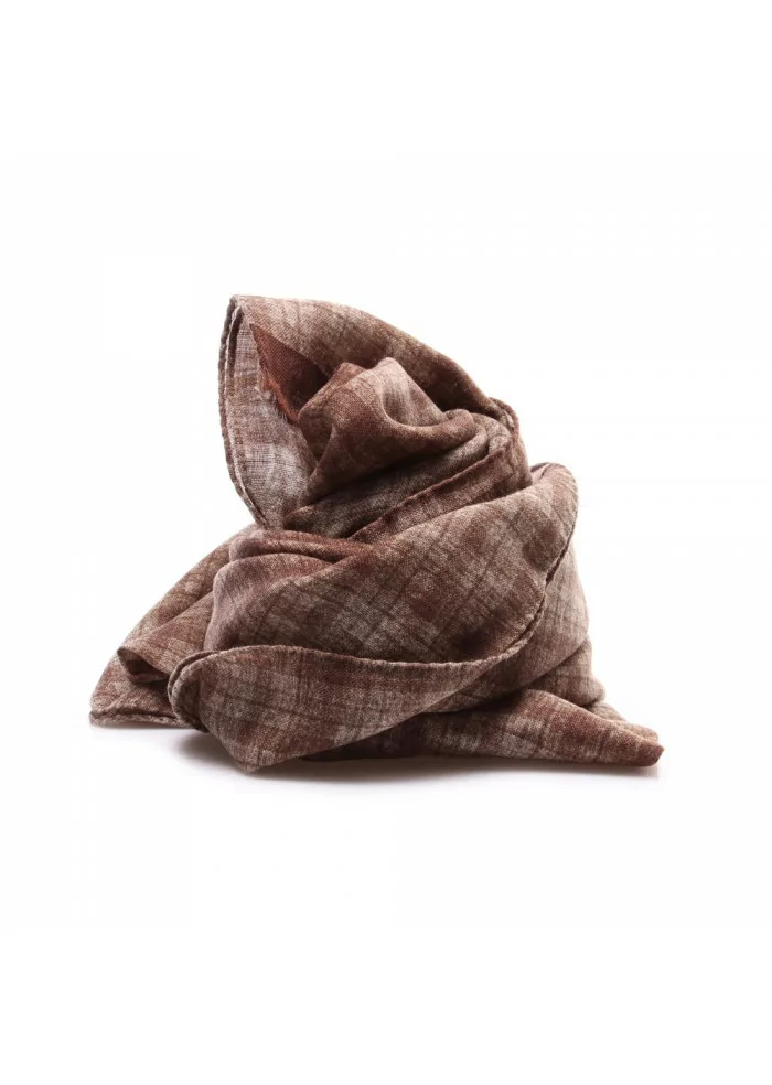 SCIARPA UOMO DANDY STREET | LANA VERGINE MARRONE