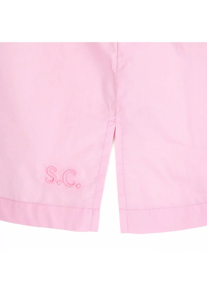 SEMICOUTURE | CAMICIA COTONE RICAMO ROSA