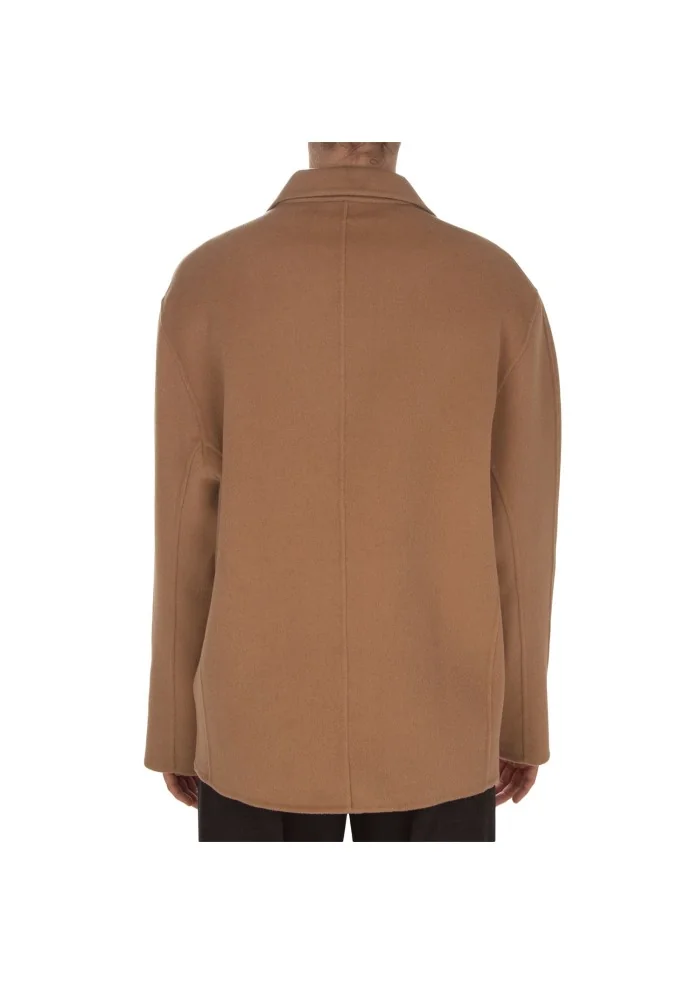 SEMICOUTURE | CAPPOTTO TASCHE MARRONE