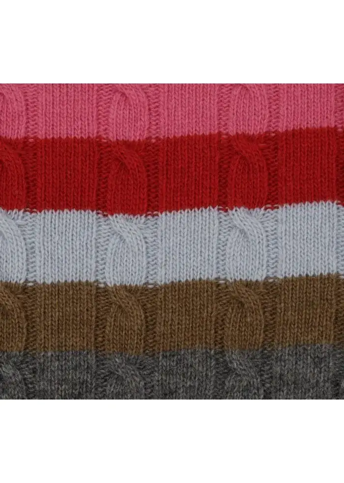 SEMICOUTURE | MAGLIONE DOLCEVITA LANA MULTICOLORE