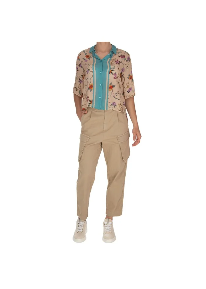 SEMICOUTURE | PANTALONI CARGO BEIGE