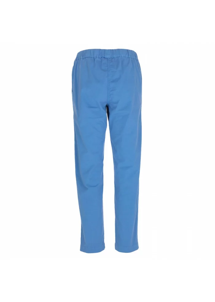 SEMICOUTURE | PANTALONI COTONE AZZURRI