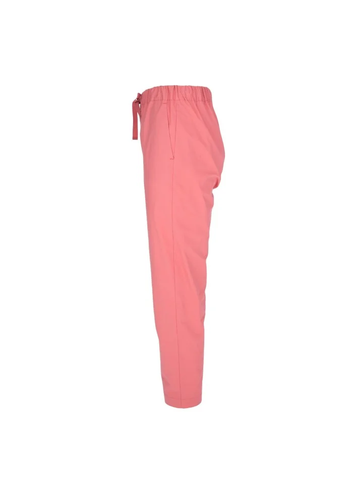 SEMICOUTURE | PANTALONI COTONE ROSA