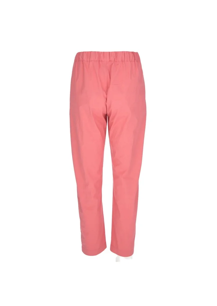 SEMICOUTURE | PANTALONI COTONE ROSA