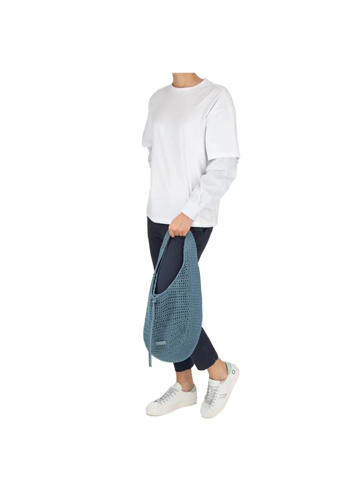 SEMICOUTURE | T-SHIRT CAMICIA OVER BIANCO