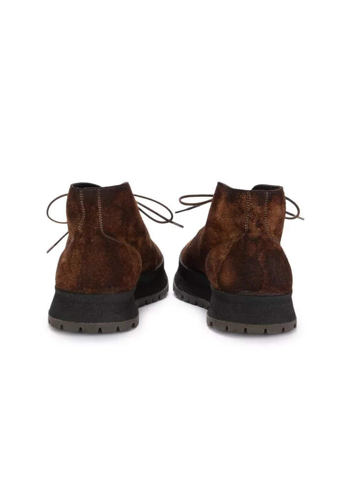 SHOTO | SCARPE ALLACCIATE ALCE CAMOSCIO MARRONE