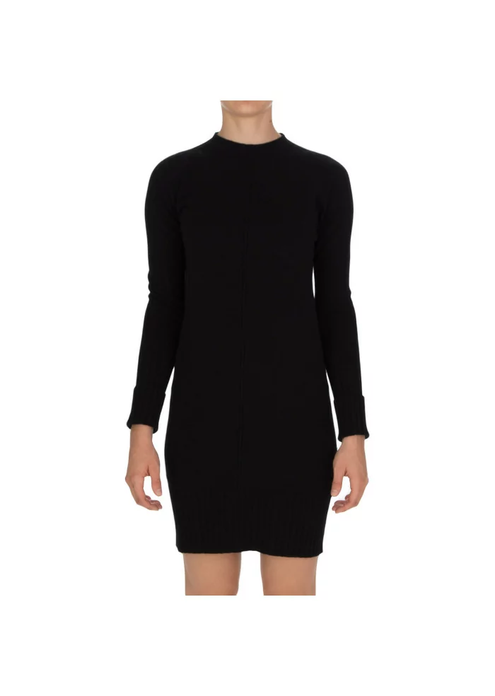 SOLOTRE | ABITO VISCOSA NERO