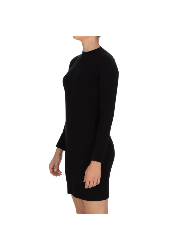 SOLOTRE | ABITO VISCOSA NERO