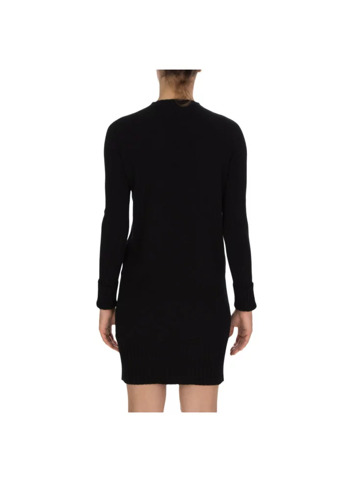 SOLOTRE | ABITO VISCOSA NERO