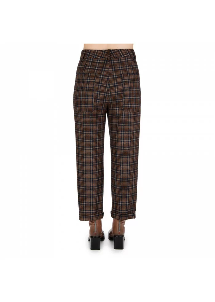 SOLOTRE | PANTALONI LANA MARRONE