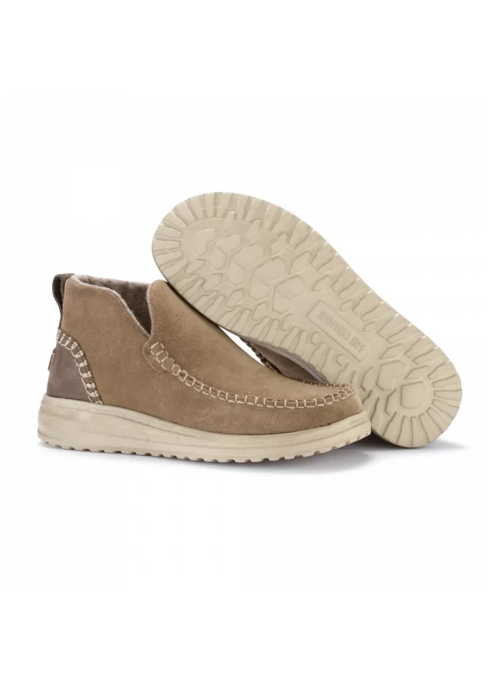 STIVALETTI DONNA HEY DUDE | DENNY SUEDE BEIGE