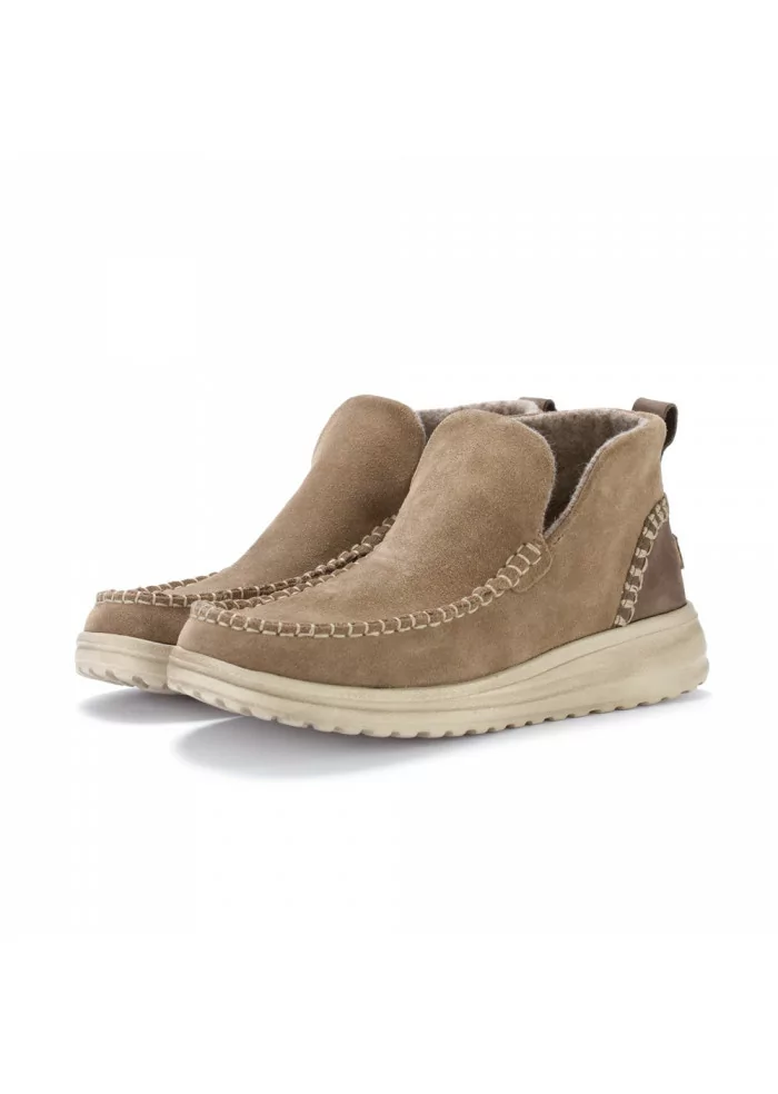STIVALETTI DONNA HEY DUDE | DENNY SUEDE BEIGE