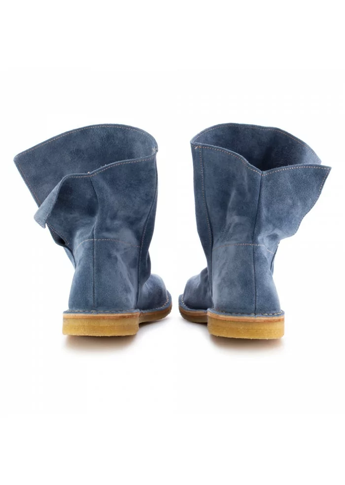 STIVALI DONNA MANUFATTO TOSCANO VINCI | BLU SCAMOSCIATO