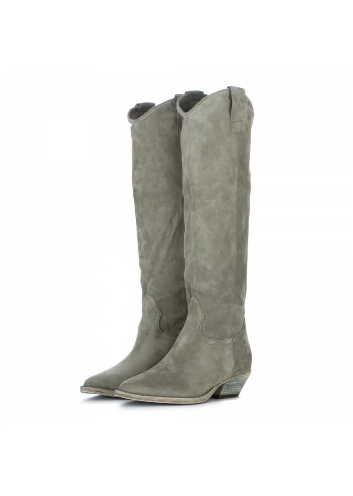 STIVALI TEXANI DONNA JUICE | SIENA SUEDE VERDE