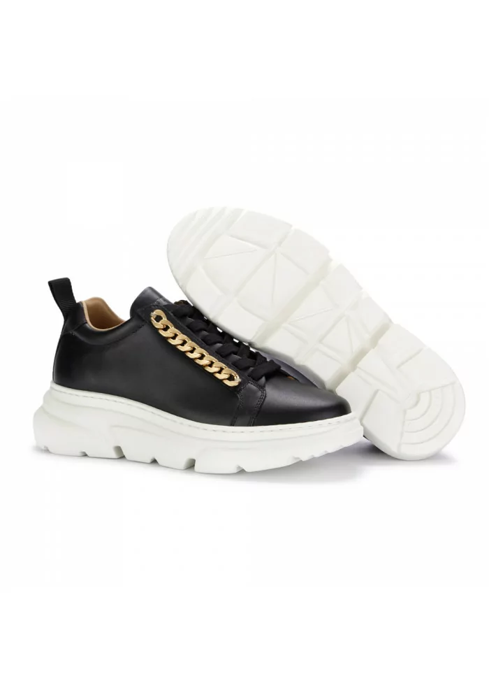 STOKTON | SNEAKERS CATENE VITELLO NERO