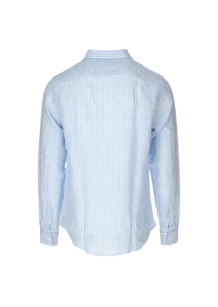 SUN68 | CAMICIA STRIPE CLASSIC BEACH AZZURRO BIANCO