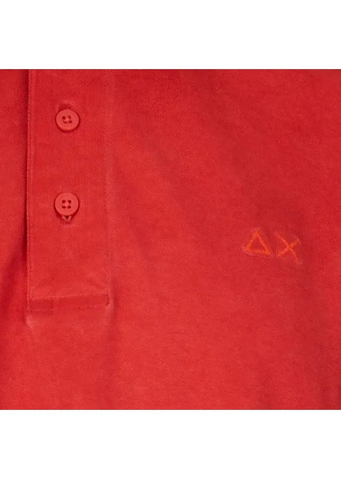 SUN68 | POLO SPECIAL DYES ROSSO