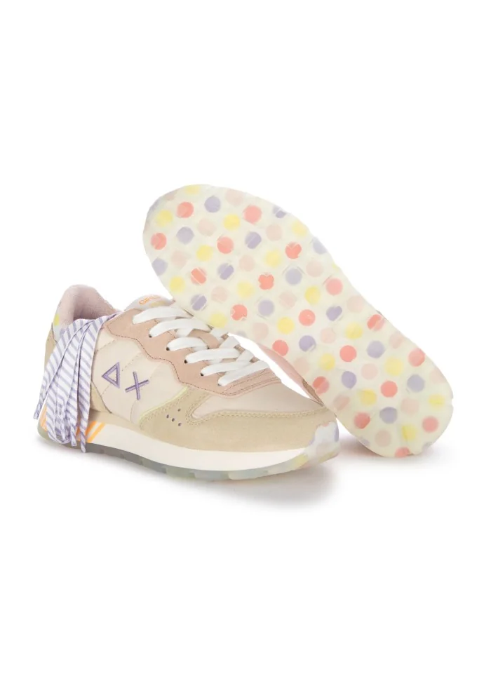 SUN68 | SNEAKERS ALLY CANDY CANE BEIGE ROSA