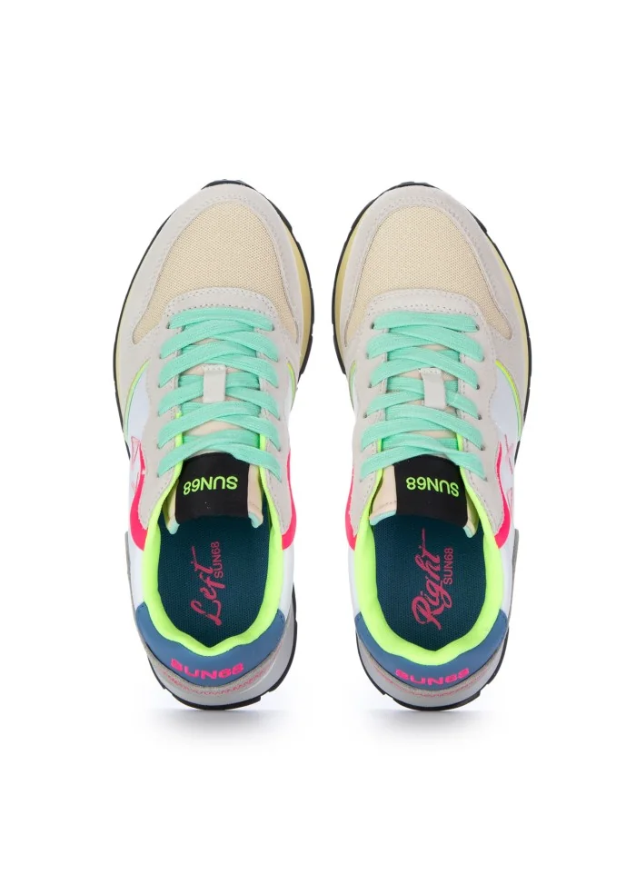 SUN68 |SNEAKERS ALLY COLOR EXPLOSION BIANCO GRIGIO