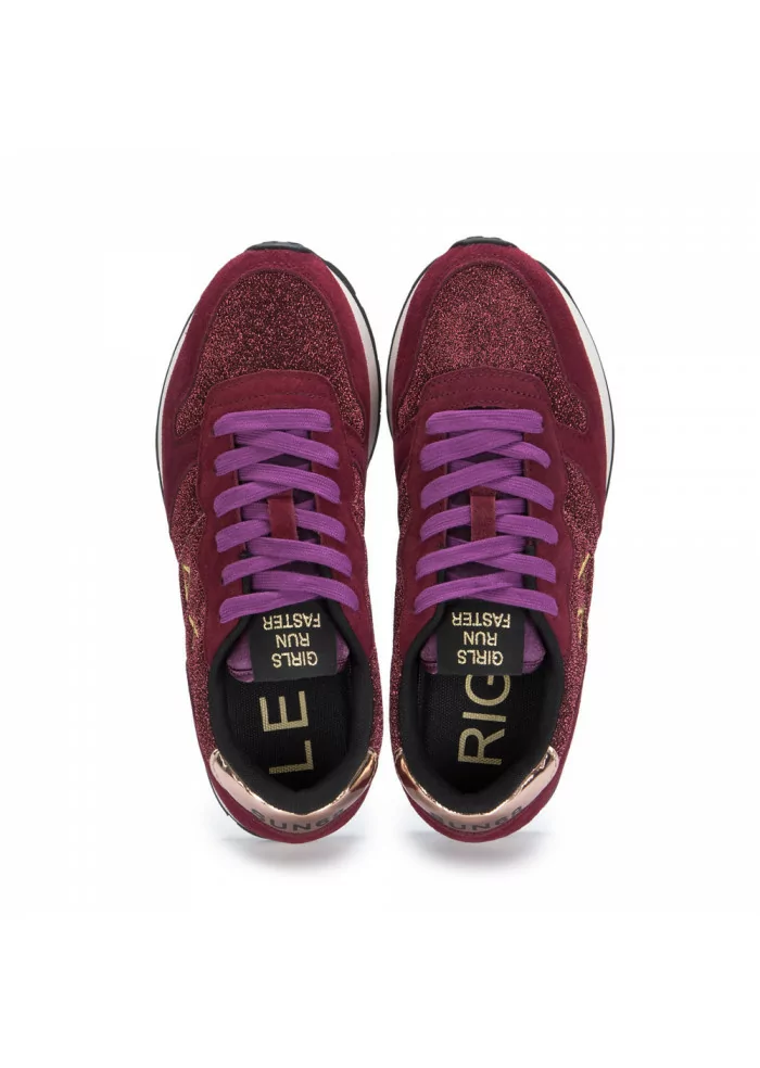 SUN68 | SNEAKERS ALLY GLITTER 41 BORDEAUX