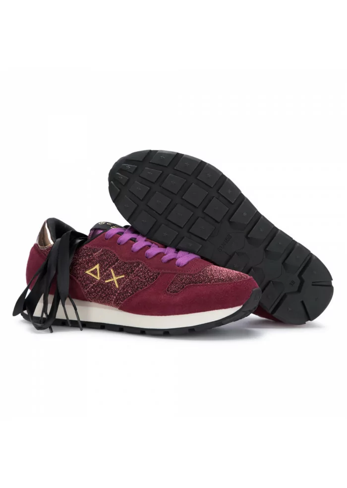 SUN68 | SNEAKERS ALLY GLITTER 41 BORDEAUX