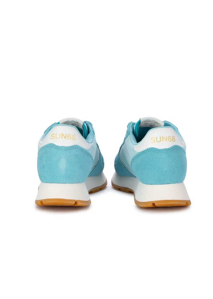 SUN68 | SNEAKERS ALLY GLITTER TEXTILE AZZURRO