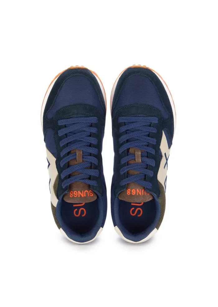 SUN68 | SNEAKERS JAKI WINTER CAMOSCIO NYLON BLU SCURO