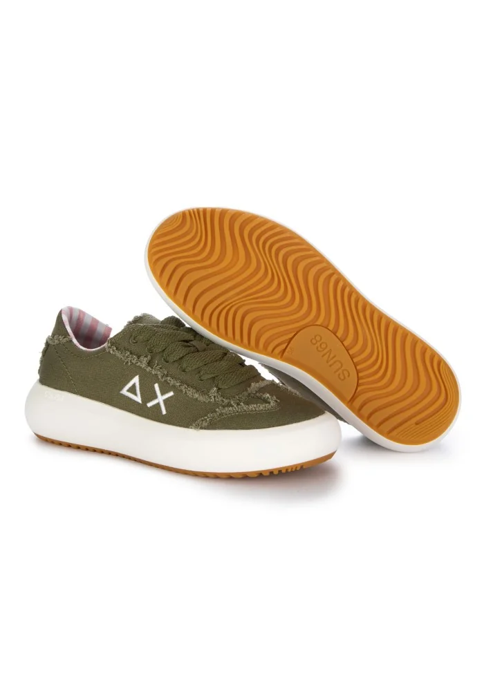 SUN68 | SNEAKERS JUNO CANVAS VERDE