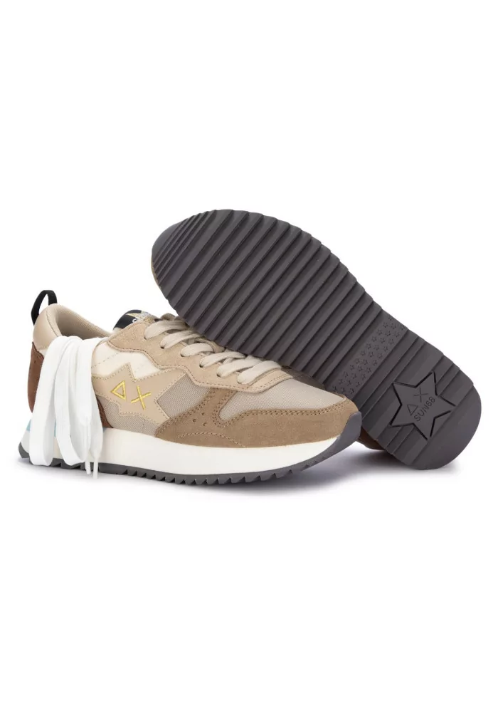 SUN68 | SNEAKERS STARGIRL BEIGE MARRONE