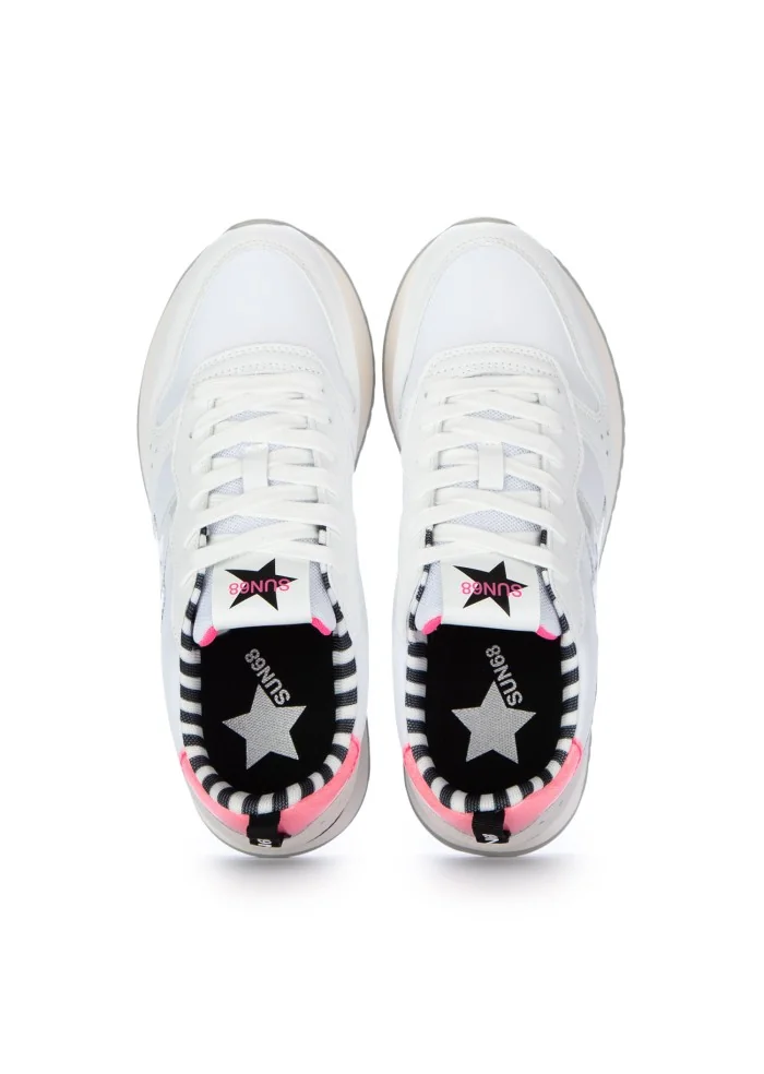 SUN68 | SNEAKERS STARGIRL TRANSPARENT PATCH BIANCO