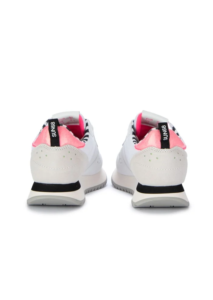 SUN68 | SNEAKERS STARGIRL TRANSPARENT PATCH BIANCO