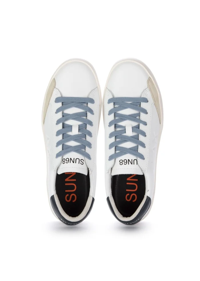 SUN68 | SNEAKERS STREET LEATHER BIANCO
