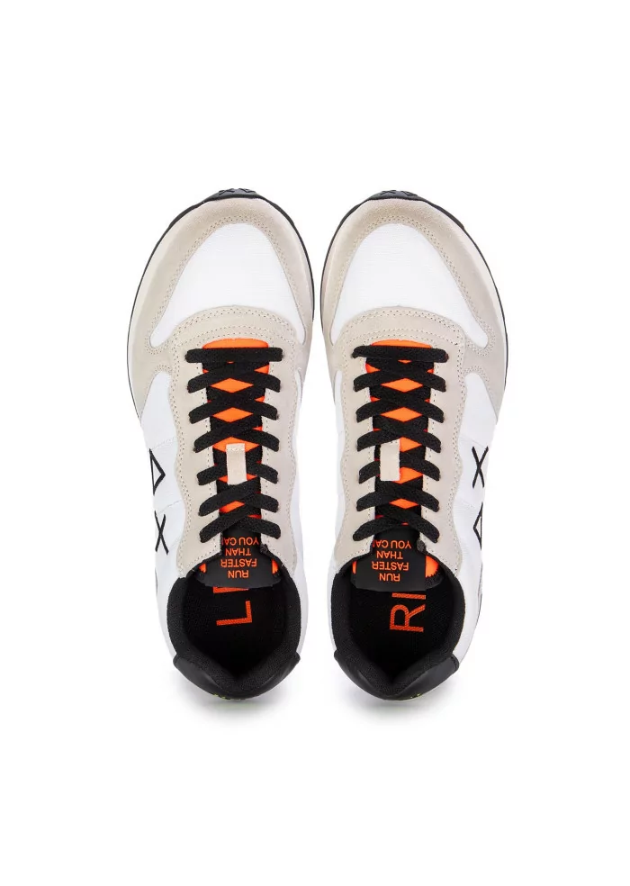 SUN68 | SNEAKERS TOM FLUO NYLON BIANCO TAUPE