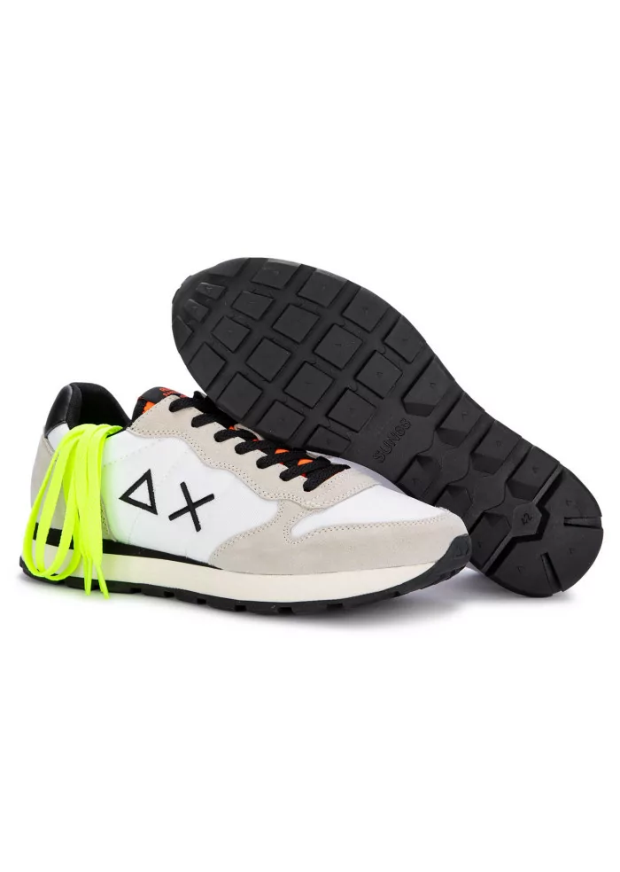 SUN68 | SNEAKERS TOM FLUO NYLON BIANCO TAUPE