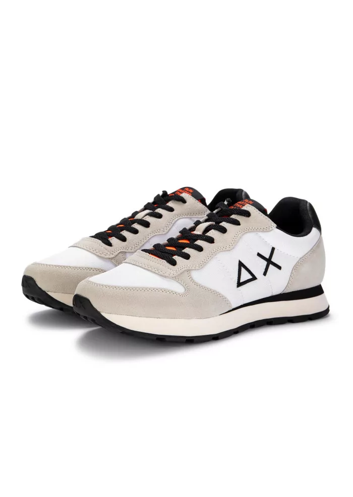 SUN68 | SNEAKERS TOM FLUO NYLON BIANCO TAUPE